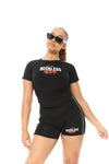 Reckless Mode Women’s Active Crop Top & Shorts Set