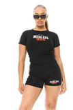 Reckless Mode Women’s Active Crop Top & Shorts Set