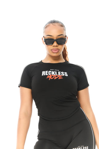 Reckless Mode Women’s Active Crop Top