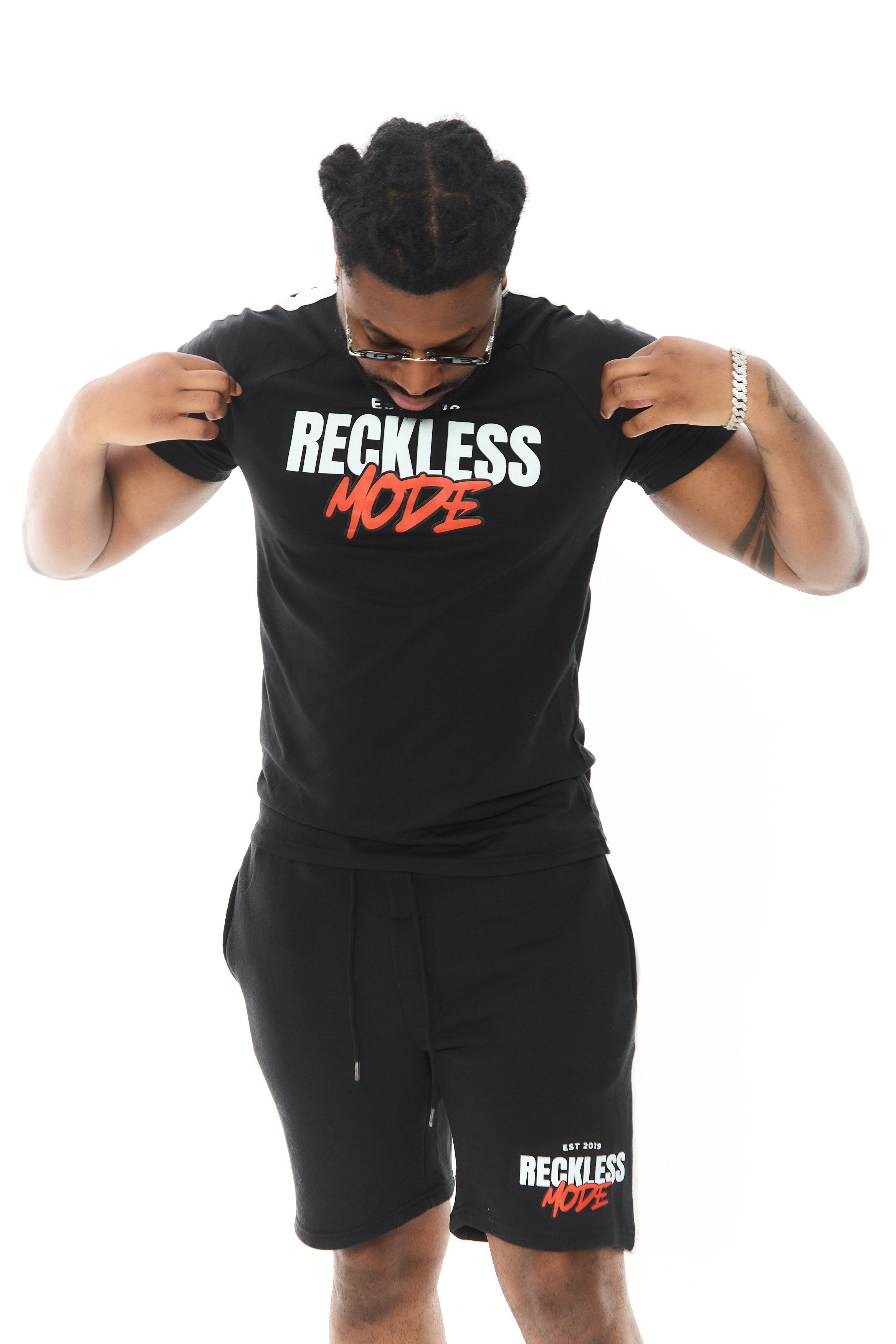 Reckless Mode Active Men’s Shorts Set