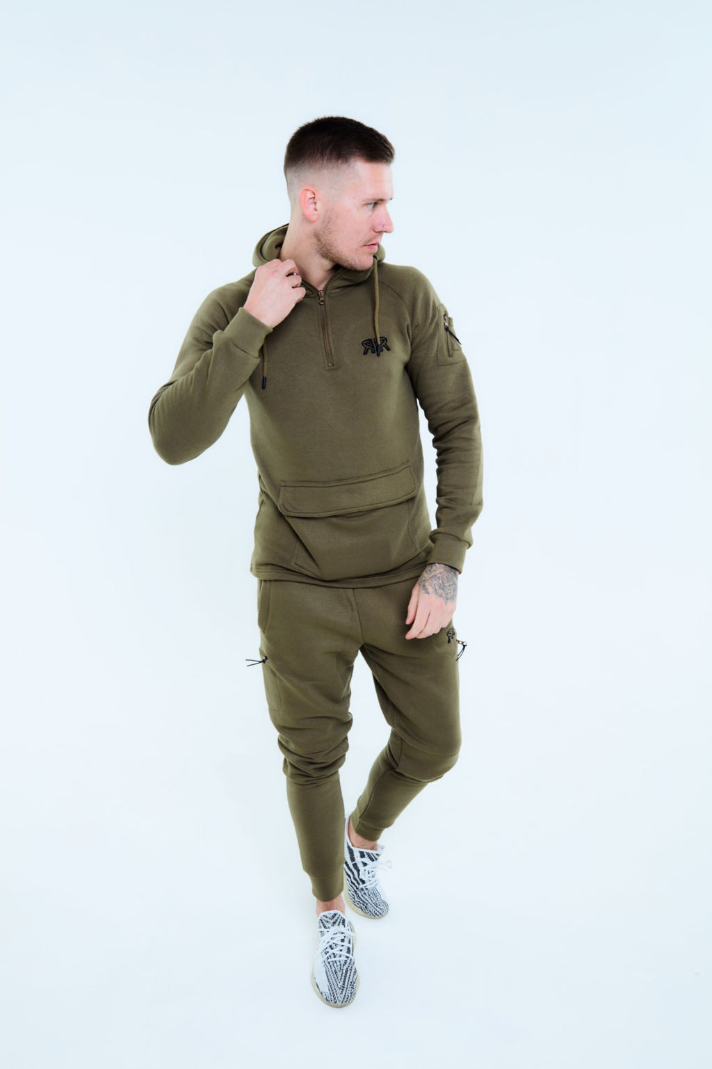 Reckless Classic Full Tracksuit - KHAKI-Recklessmode
