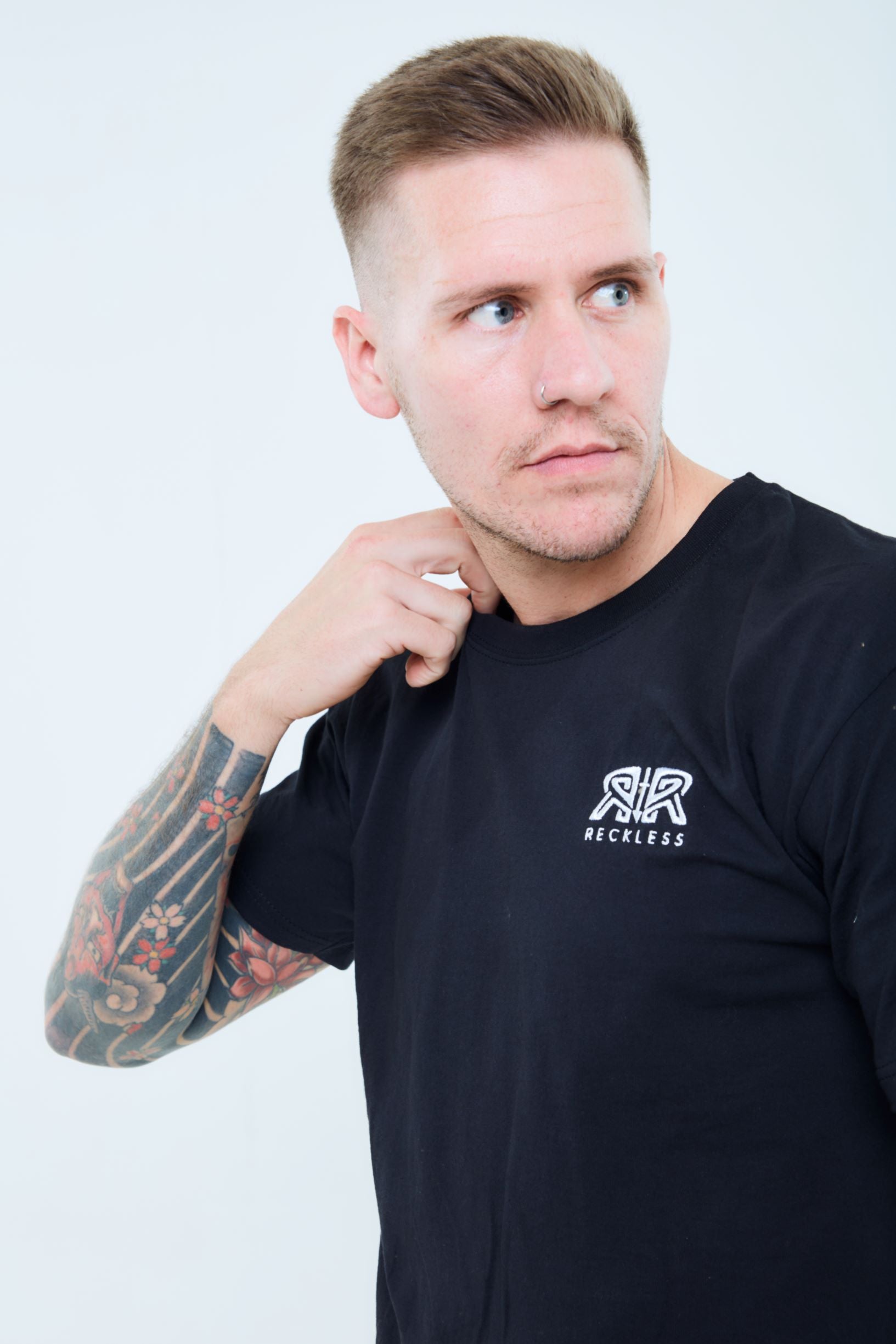 Reckless Classic Black T-Shirt-Recklessmode