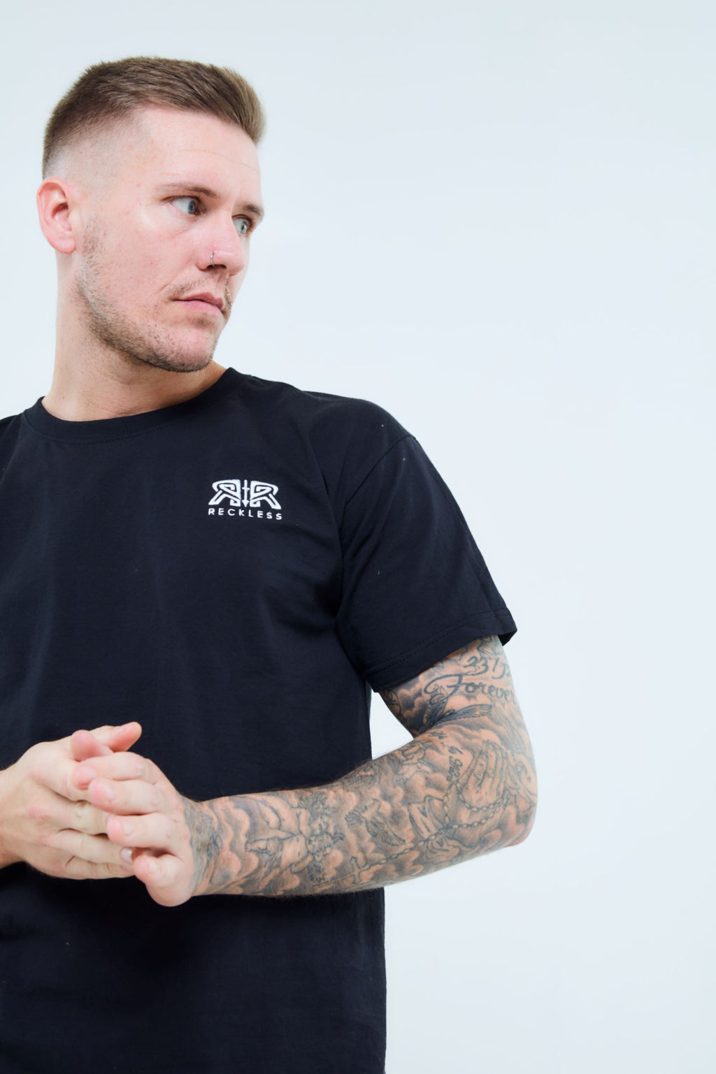 Reckless Classic Black T-Shirt-Recklessmode