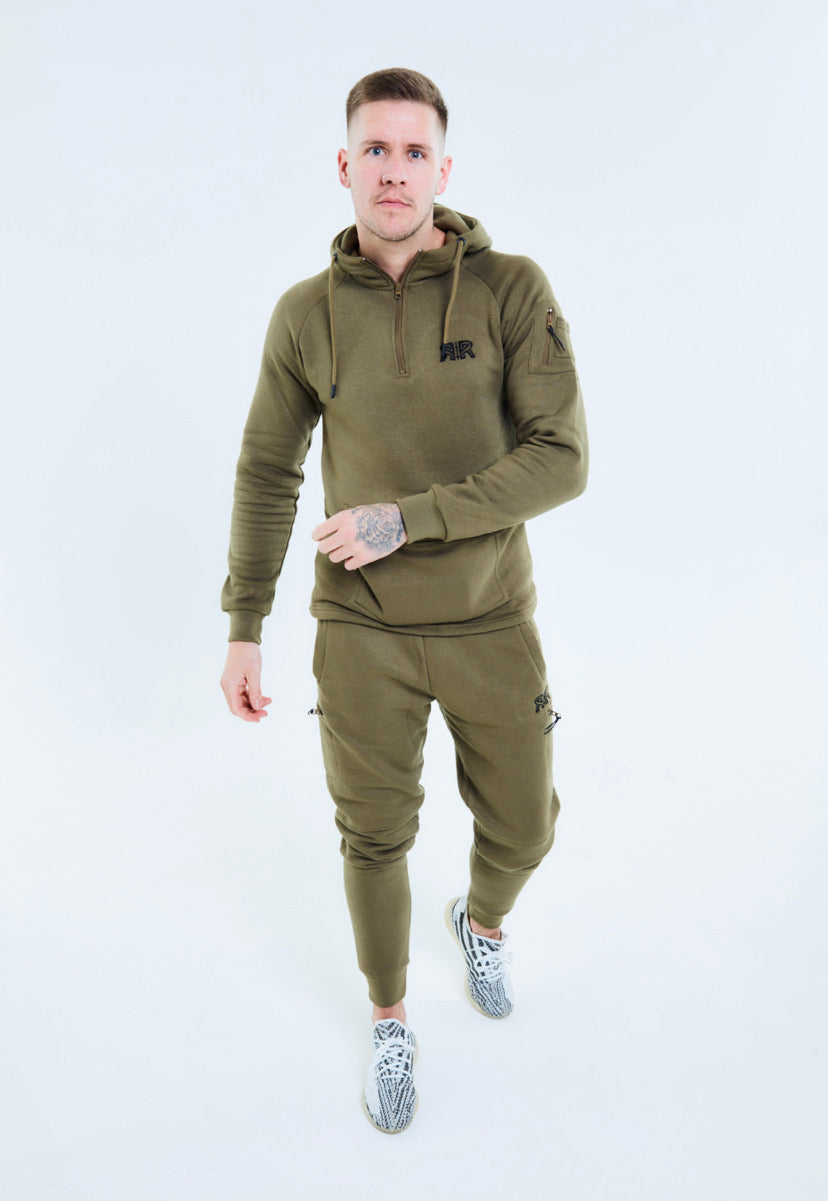 Reckless Classic Tracksuit Bottoms - Khaki-Recklessmode