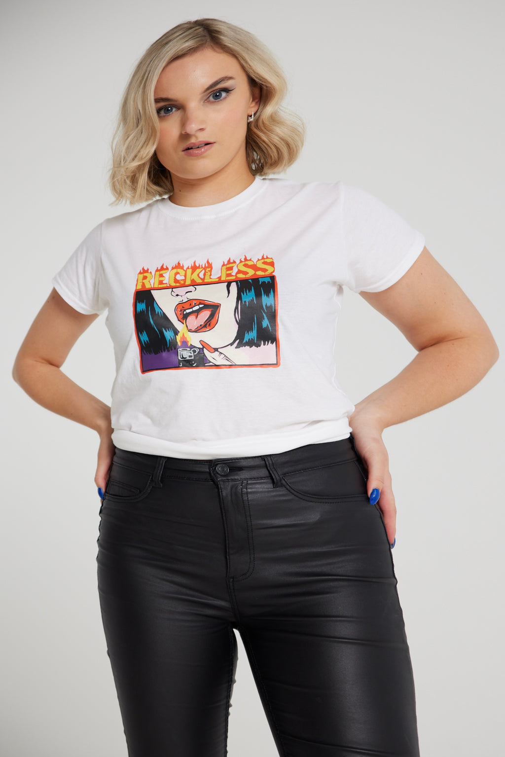 La Flame Ladies Tee - White