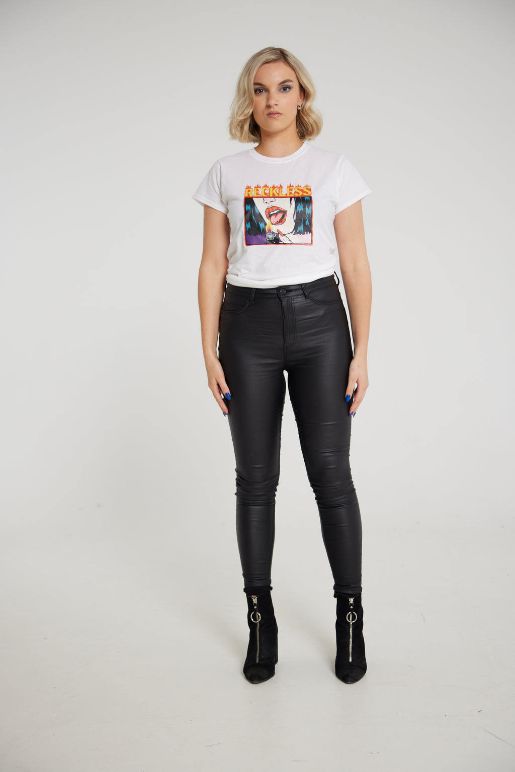 La Flame Ladies Tee - White