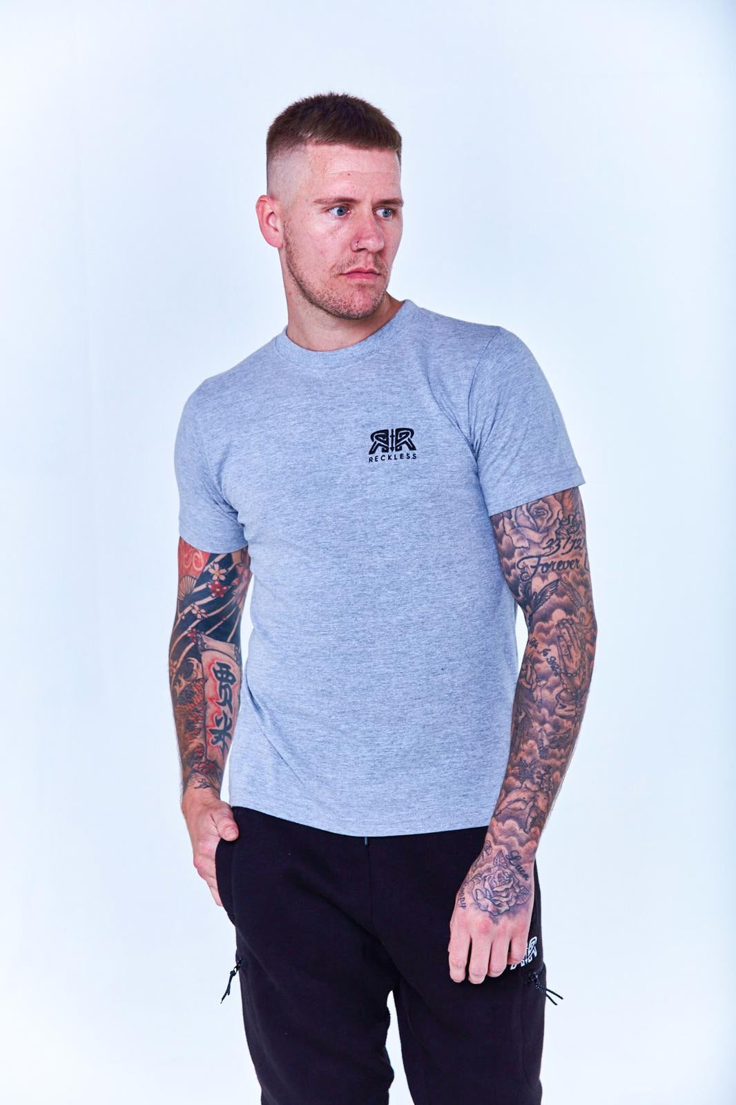 Reckless Classic Tee - Grey-Recklessmode
