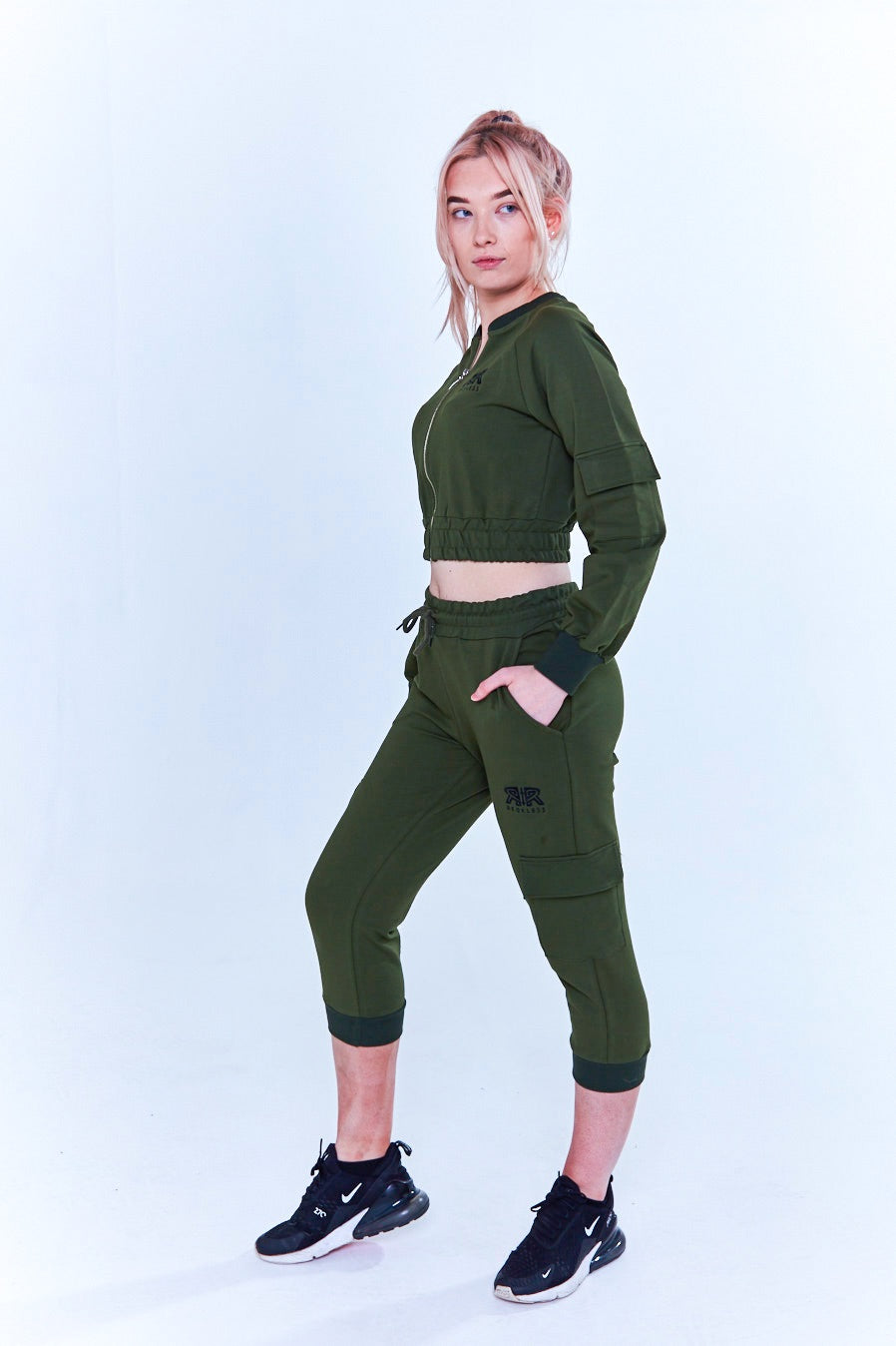 Reckless Ammo Cropped Tracksuit-Recklessmode