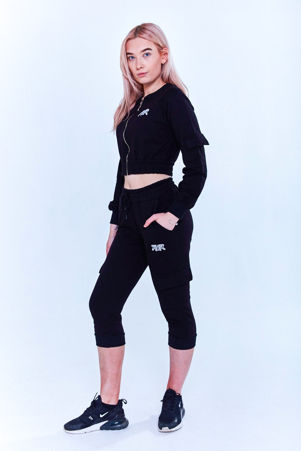 Reckless Classic Cropped Tracksuit-Recklessmode