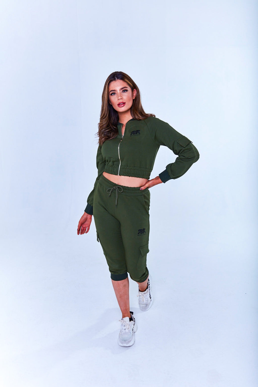 Reckless Ammo Cropped Tracksuit-Recklessmode