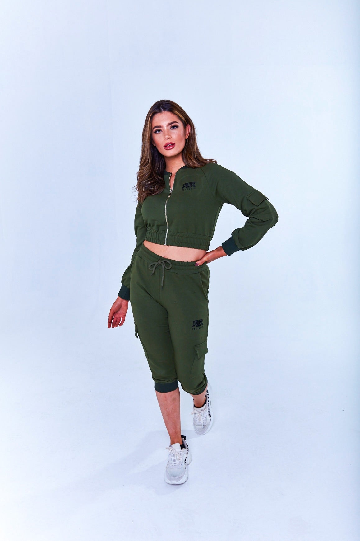 Reckless Ammo Cropped Tracksuit-Recklessmode